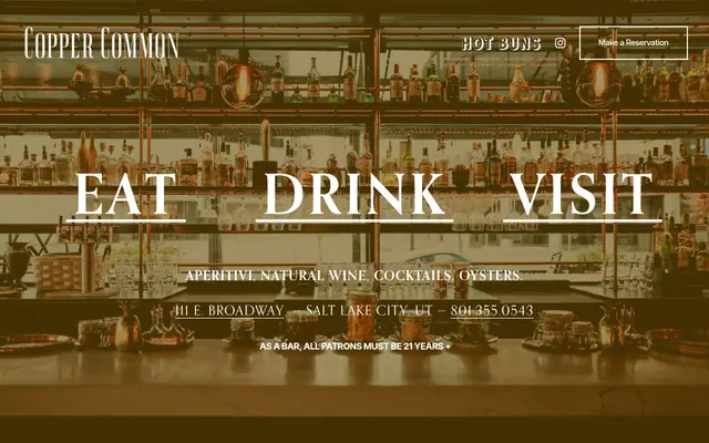 Homepage of Copper Common