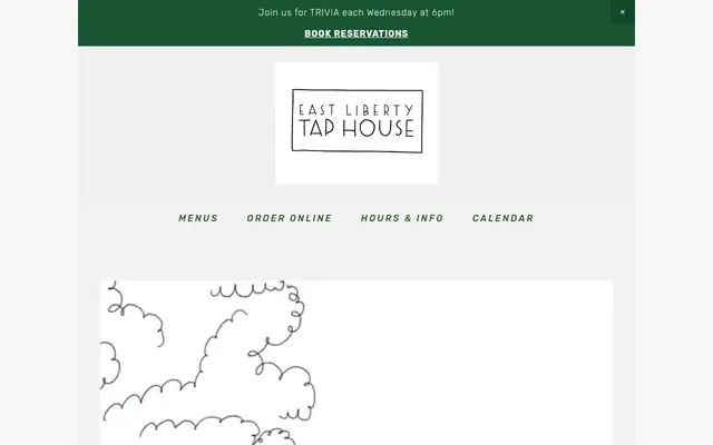 Homepage of East Liberty Tap House