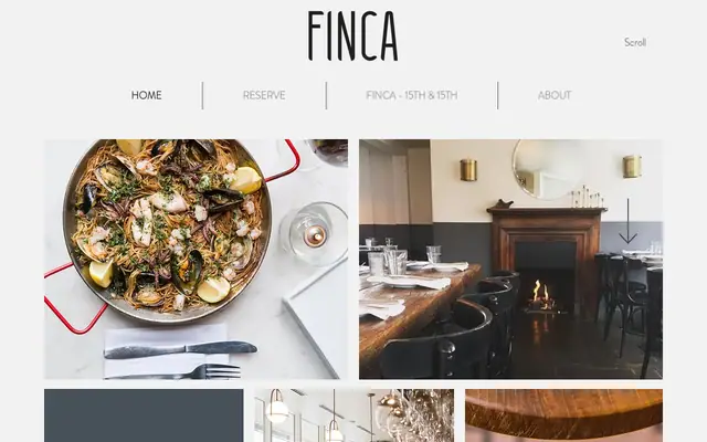 Homepage of Finca