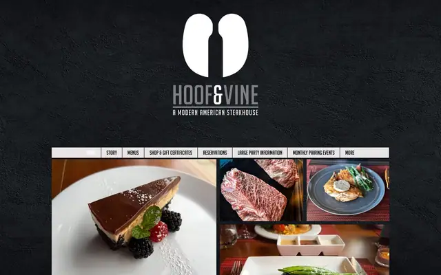 Homepage of Hoof & Vine