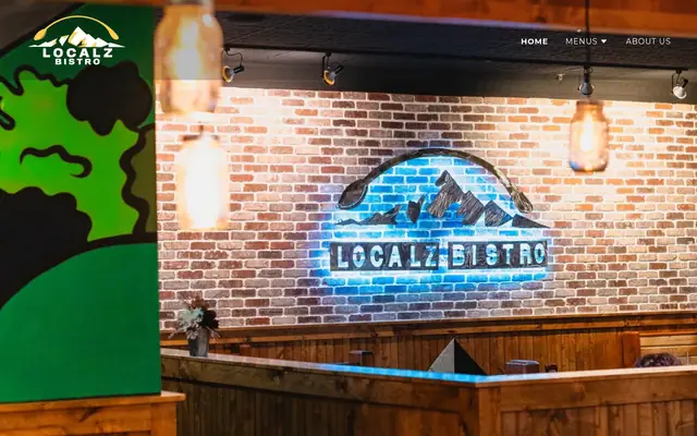 Homepage of Localz Bistro