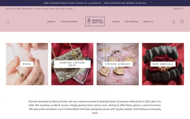 Homepage of Mineral and Matter