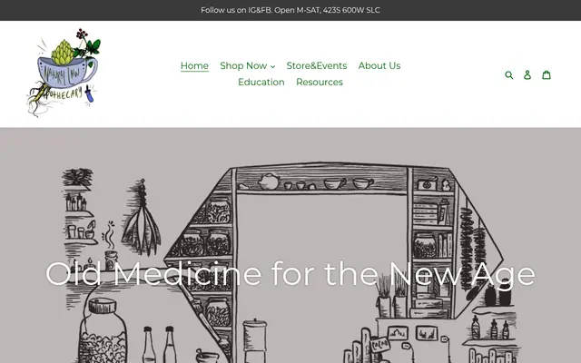 Homepage of Natural Law Apothecary