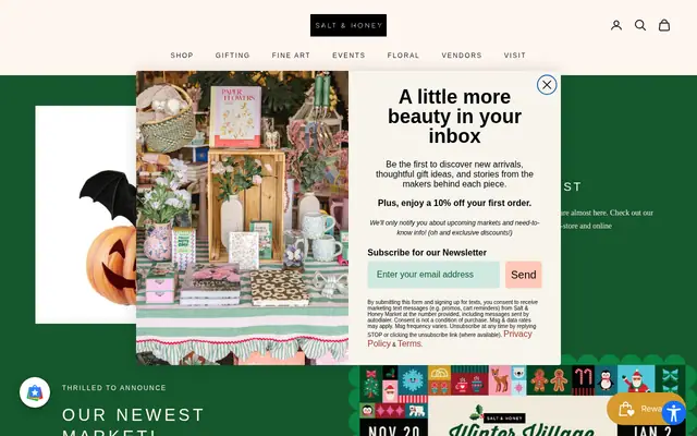 Homepage of Salt & Honey Market — Visit Salt Lake
