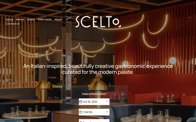 Homepage of Scelto