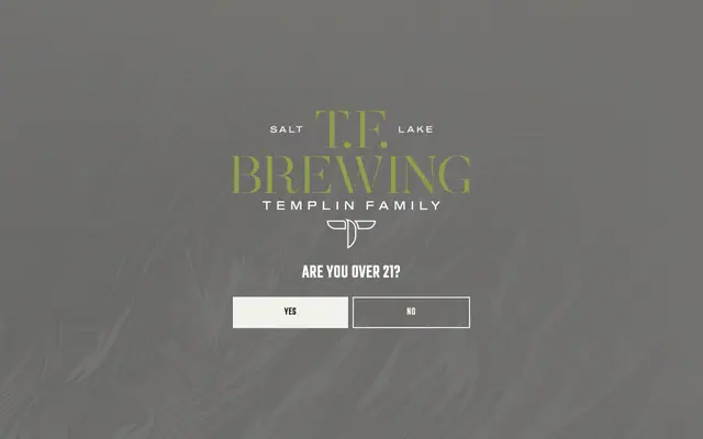 Homepage of Templin Family Brewing