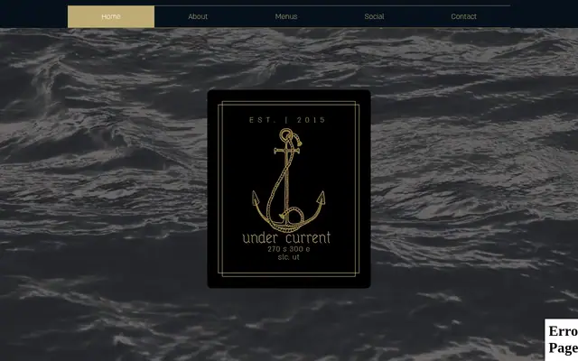 Homepage of Under Current
