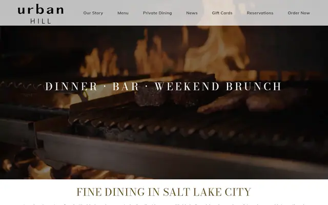 Homepage of Urban Hill