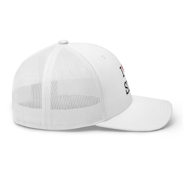 I ❤️ SLC – Classic Trucker Hat (White) - Image 5