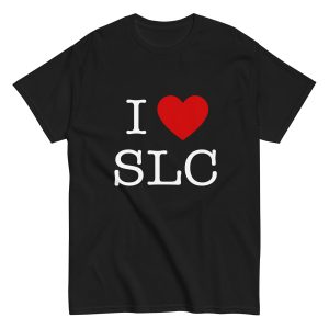 I ❤️ SLC – Bold Heart Tee (Black)