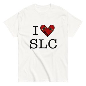 I ❤️ Skateboarding – Broken Board Tee (White)