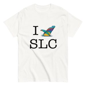 I ❤️ Whale Art – Color Splash Tee (White)