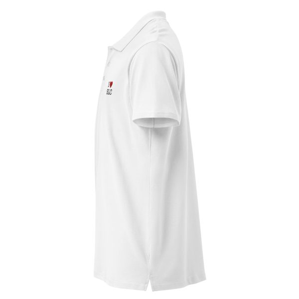I ❤️ SLC – Classic Cotton Polo (White) - Image 4
