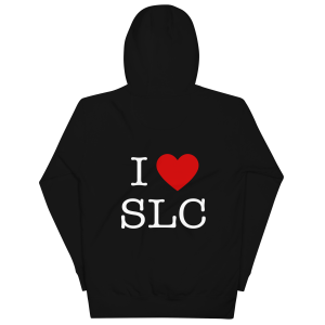 I Heart Salt Lake City Black Unisex Hoodie