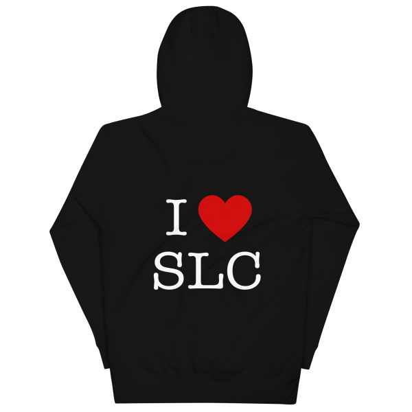 I Heart Salt Lake City Black Unisex Hoodie